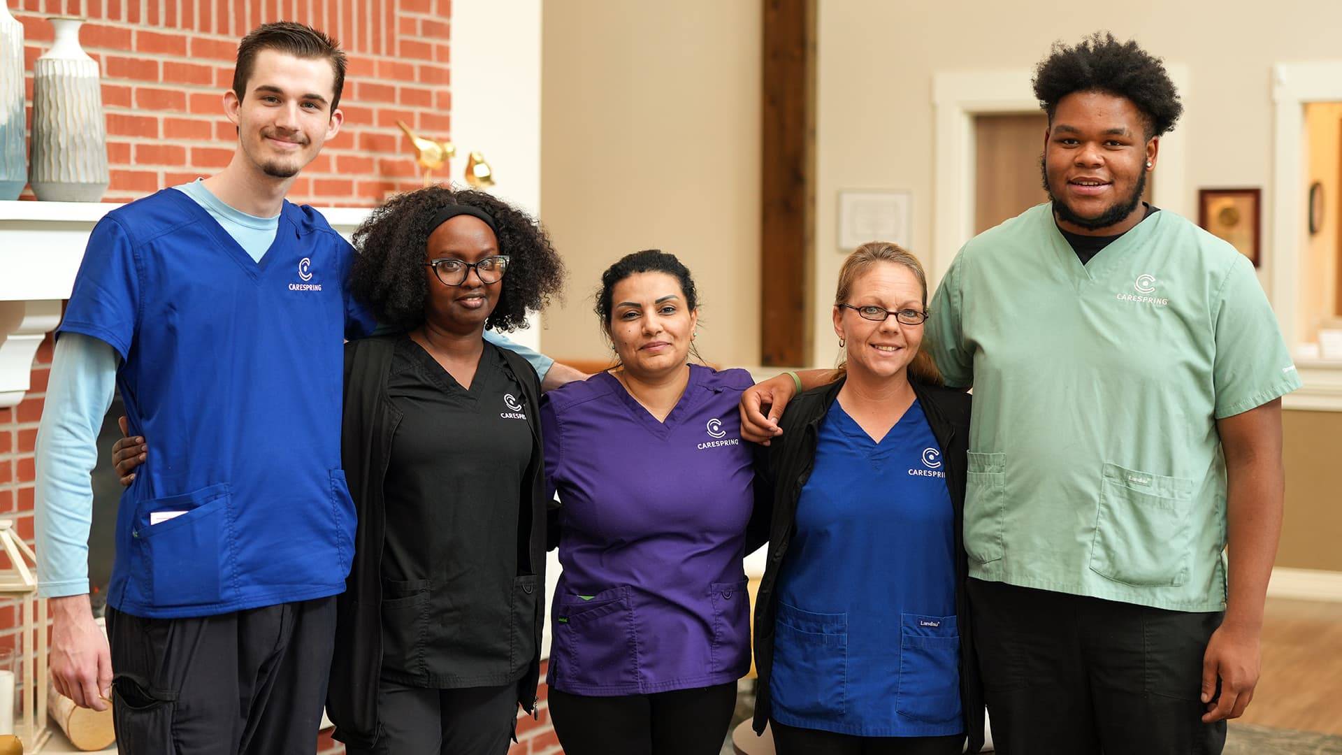 Carespring employees smiling