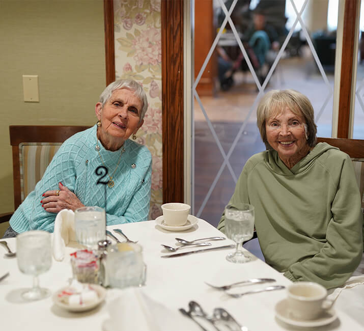 dining out with friends