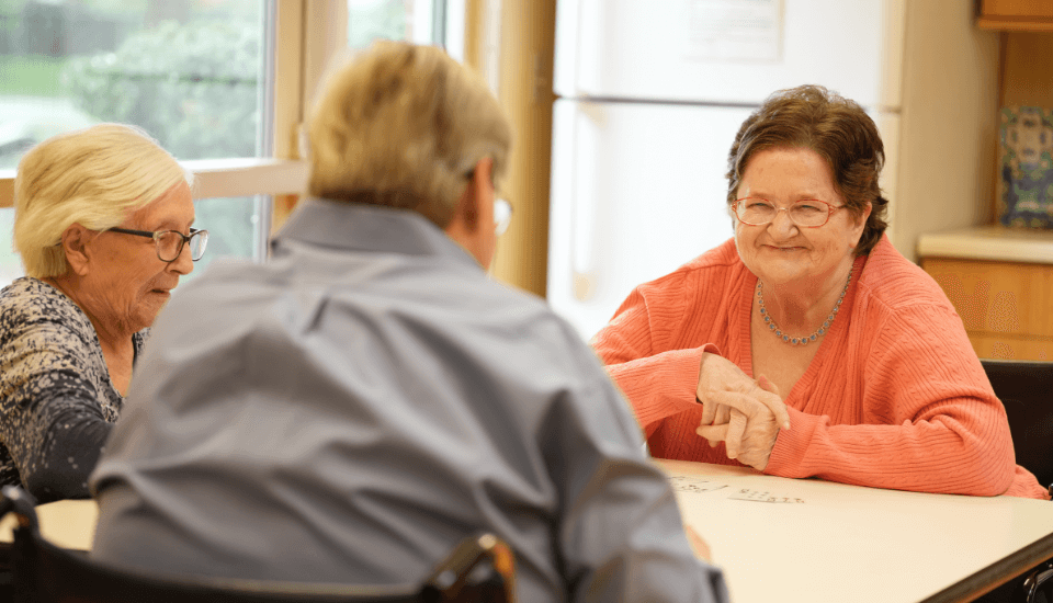 Carespring residents talking