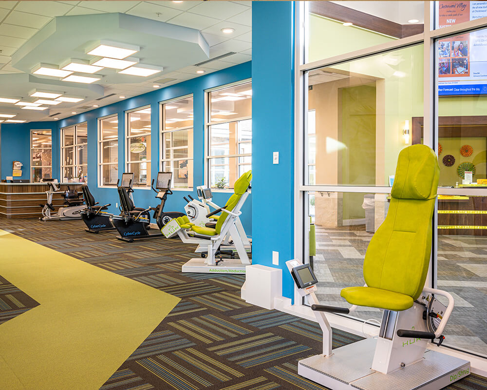 Advanced Therapy Center gym and therapy equipment