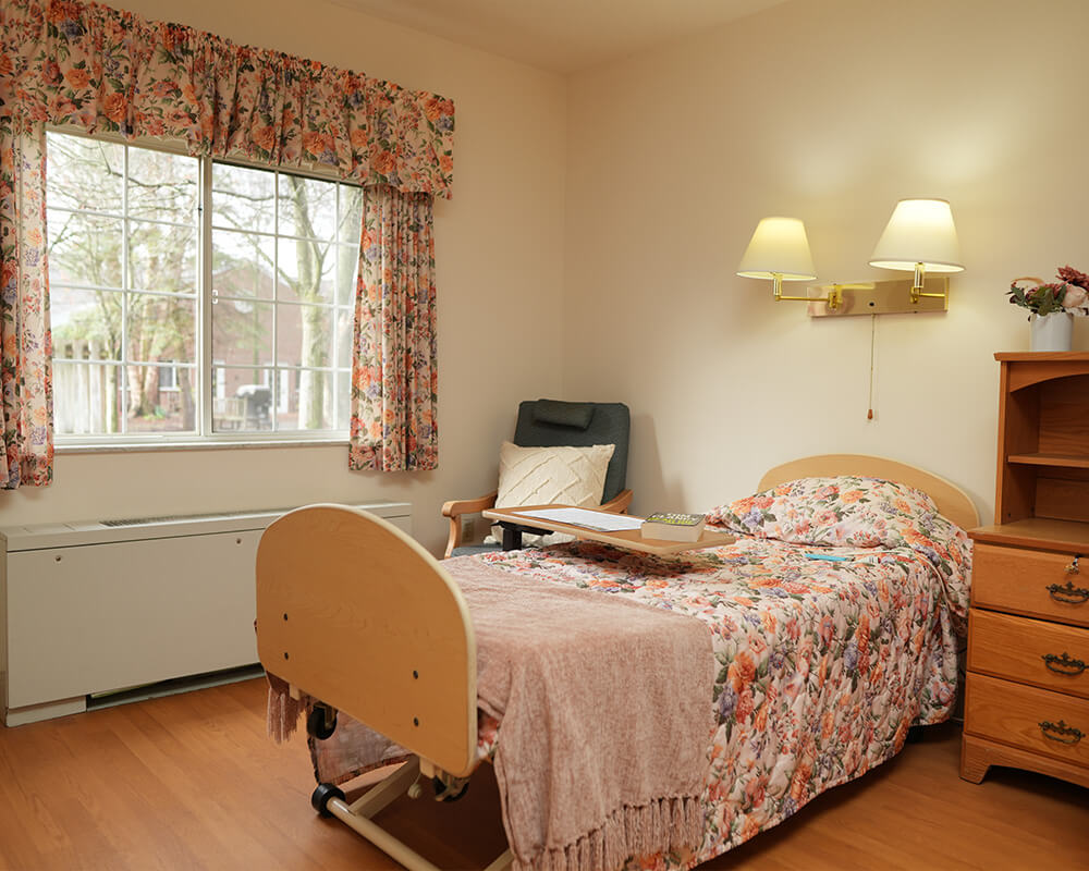 Dayspring skilled nursing facility resident room