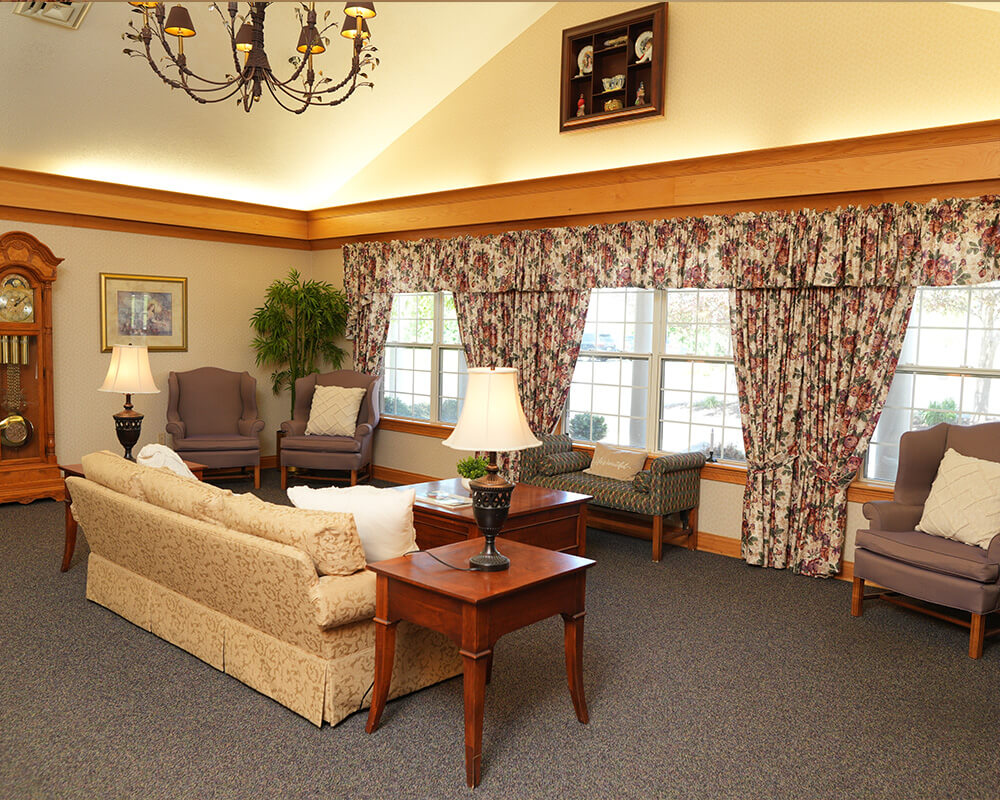 Hillspring skilled nursing facility lobby