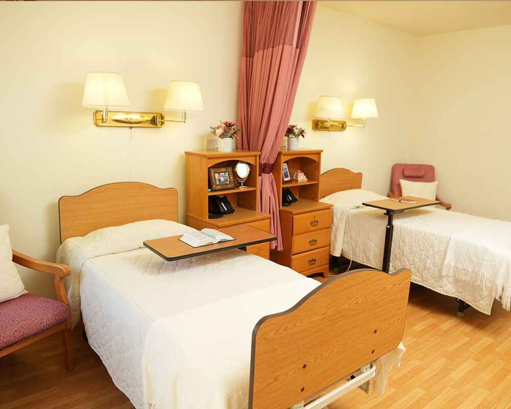 Hillspring skilled nursing facility resident room